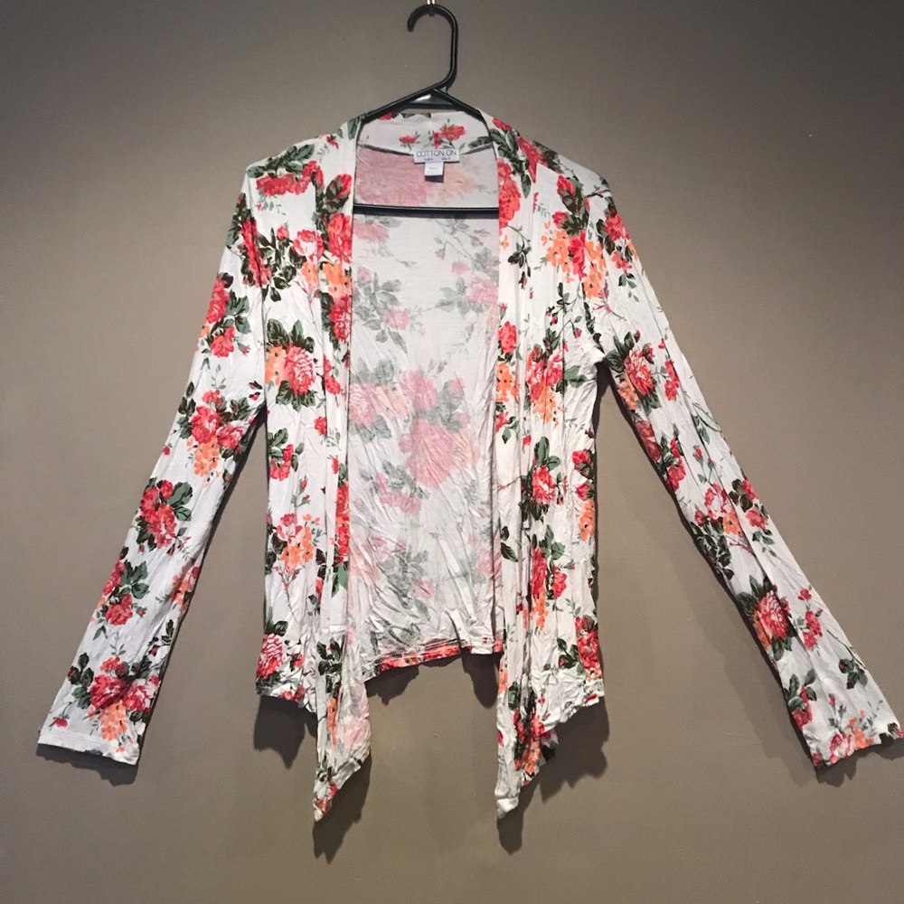 Floral cardigan